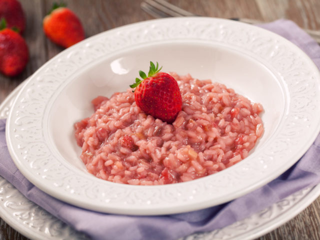Risotto,With,Strawberries.